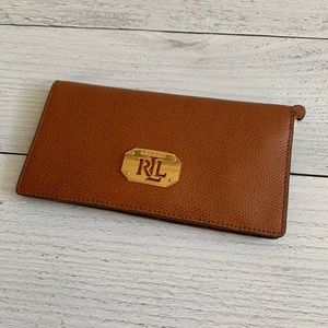 Brand New Ralph Lauren brown leather wallet